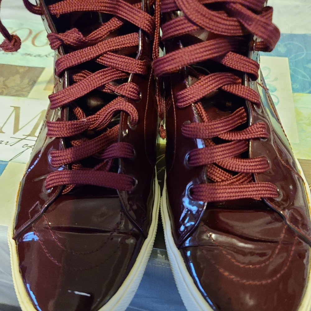 YSL men's high too sneakers - Picture 4 of 10
